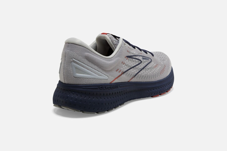 Brooks Glycerin 19 Road Löparskor Herr - Grå/Svarta - 2301-JDITG